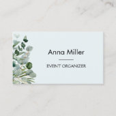 Eukalyptus Floral Visitenkarte (Vorderseite)