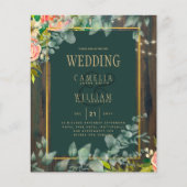 Eukalyptus FLORAL WEDD Rustic Lace INVI Flyer (Vorne)