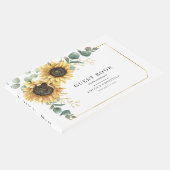 Eukalyptus floral Wedding Botanic Gästebuch (Ecke)