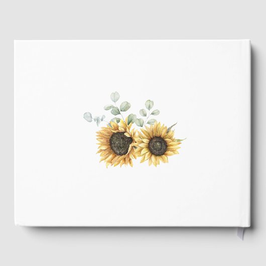 Eukalyptus floral Wedding Botanic Gästebuch (Rückseite)