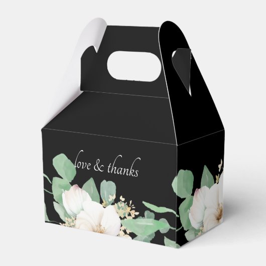 Eukalyptus Floral Wedding Collection Geschenkschachtel (Rückseite)