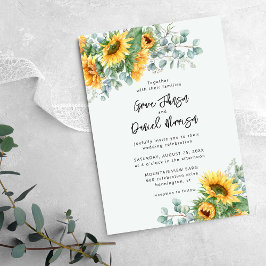 Eukalyptus floral Wedding Einladung