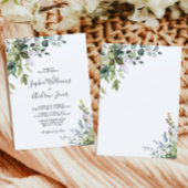 Eukalyptus Floral Wedding Einladung