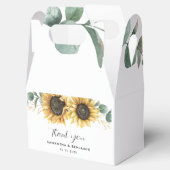 Eukalyptus floral Wedding Geschenkschachtel (Geöffnet)