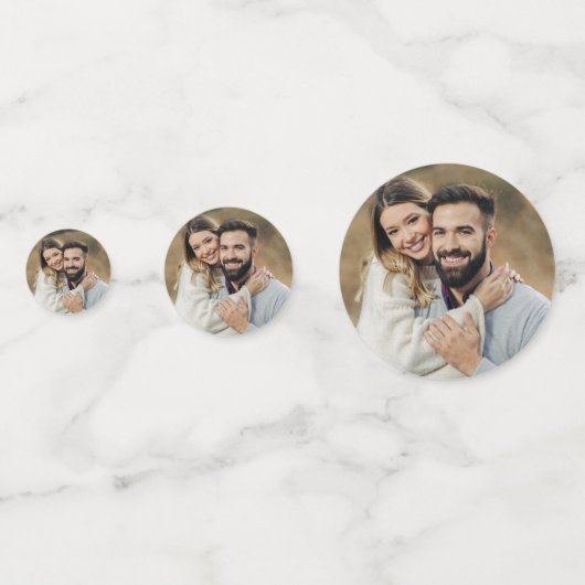 Eukalyptus floral Wedding Konfetti (Vorderseiten)