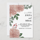Eukalyptus floral Wedding Save The Date (Vorderseite)