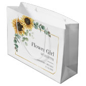 Eukalyptus florale Blütenmühle Große Geschenktüte (Rückseite Schrägansicht)