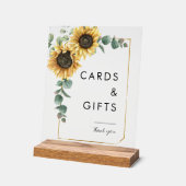 Eukalyptus florale Hochzeitskarten und Geschenk Acrylschild (Winkel)