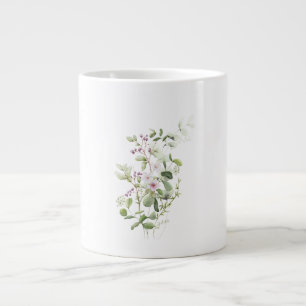 Eukalyptus Florale Wasserfarben Spezialitäten-Tass Jumbo-Tasse