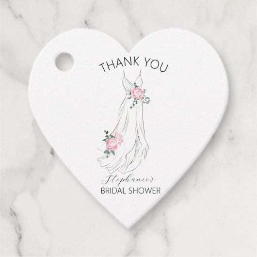 Eukalyptus florales Brautparty Geschenkanhänger (Vorderseite)