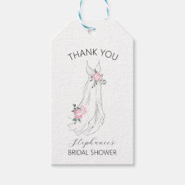 Eukalyptus florales Brautparty Geschenkanhänger