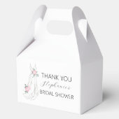 Eukalyptus florales Brautparty Geschenkschachtel (Vorderseite)