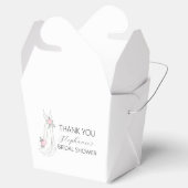 Eukalyptus florales Brautparty Geschenkschachtel (Geöffnet)