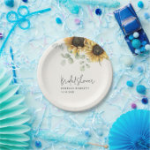 Eukalyptus florales Brautparty Pappteller (Party)