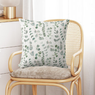 Eukalyptus florales Muster Außenbereich Kissen