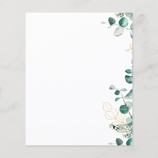 Eukalyptus-Flyer Flyer (Hinten)