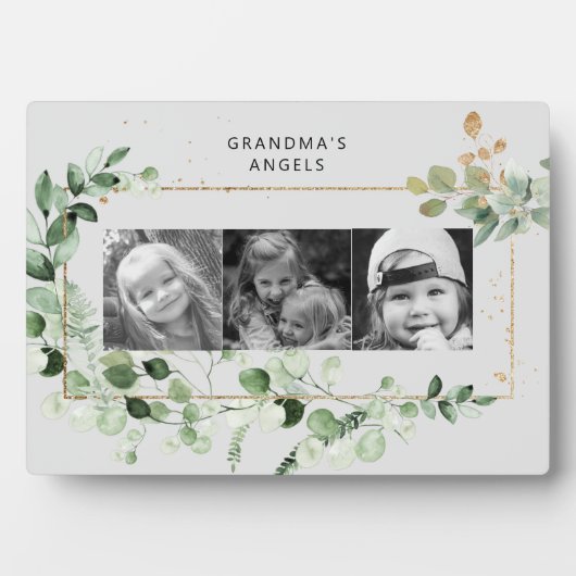 Eukalyptus Foliage 3 Foto Fotoplatte (Vorderseite)