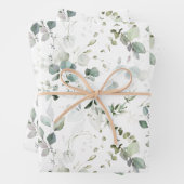 Eukalyptus Foliage Baby/Brautparty Geschenkpapier Set (Beispiel)