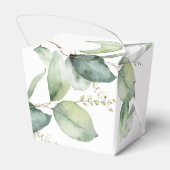 Eukalyptus Foliage Babydusche Geschenkschachtel (Rückseite)