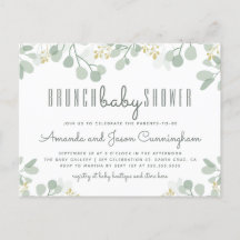 Eukalyptus Foliage Botanische Brunch Baby Dusche