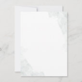 Eukalyptus Foliage Botanisches Script-Brautparty Einladung (Rückseite)