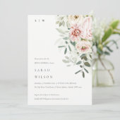 Eukalyptus Foliage-Brautparty Einladung (Stehend Vorderseite)