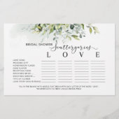 Eukalyptus foliage Brautparty streuen (Vorderseite)