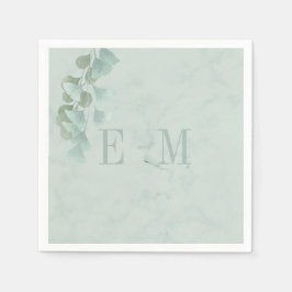 Eukalyptus Foliage Chic Wedding Serviette