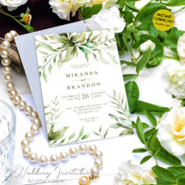 Eukalyptus Foliage Einladung