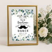 Eukalyptus foliage GENTLEMEN BADEZIMMER Hochzeit Poster