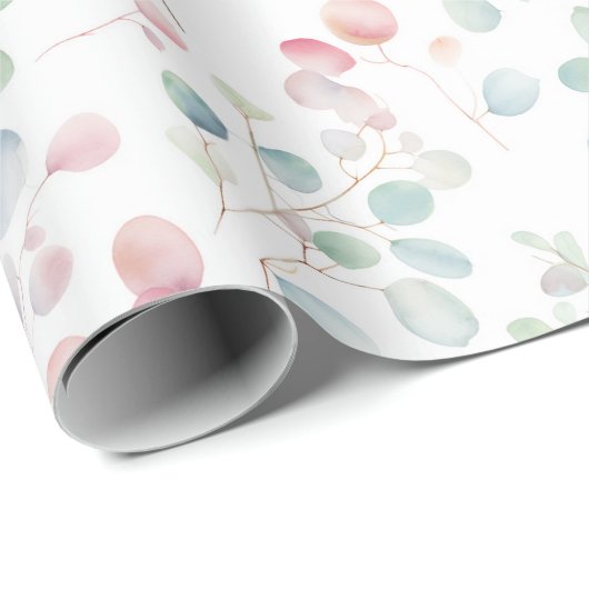 Eukalyptus Foliage Geschenkpapier (Rolleneckpunkt)