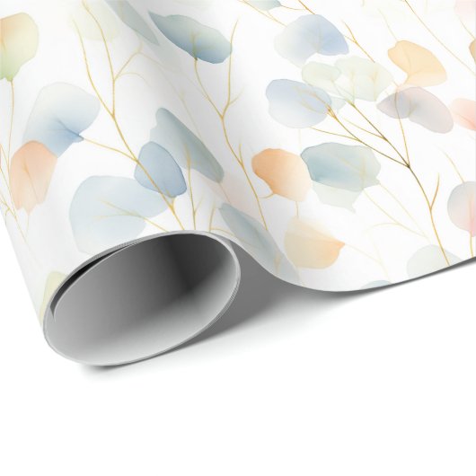 Eukalyptus Foliage Geschenkpapier (Rolleneckpunkt)