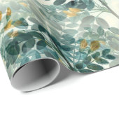 Eukalyptus Foliage Geschenkpapier (Rolleneckpunkt)