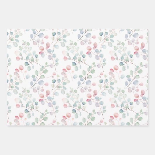 Eukalyptus Foliage Geschenkpapier Set (Vorderseite 2)