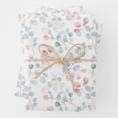 Eukalyptus Foliage Geschenkpapier Set (Beispiel)