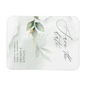 Eukalyptus foliage Goldhochzeit Magnet (Horizontal)