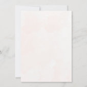 Eukalyptus Foliage Green & Orange Wedding Einladung (Rückseite)