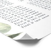 Eukalyptus Foliage Greenerity Hochzeitsstift Poster (Ecke)