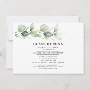Eukalyptus Foliage Greenery Abschluss 2022 Party Einladung