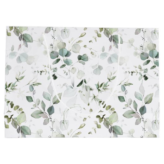 Eukalyptus Foliage Große Geschenktüte (Rückseite)