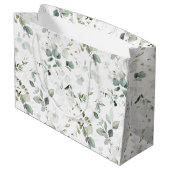 Eukalyptus Foliage  Große Geschenktüte (Rückseite Schrägansicht)