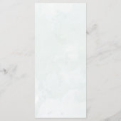 Eukalyptus Foliage Grüne Hochzeit Menükarte (Rückseite)