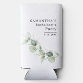 Eukalyptus Foliage Junggeselinnen-Abschied Selters Dosenkühler (Rückseite)