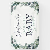 Eukalyptus Foliage Kinderdusche Banner (Vertikal)