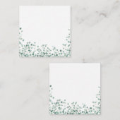 Eukalyptus Foliage Mitteilungskarte (Vorne/Hinten)