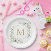 Eukalyptus Foliage Pappteller (Party)