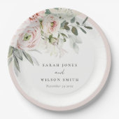 Eukalyptus Foliage Pappteller (Vorderseite)