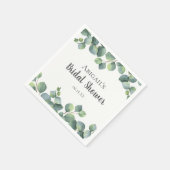 Eukalyptus Foliage Personalisiert Serviette (Ecke)