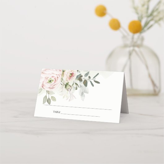 Eukalyptus Foliage Platzkarte (Rückseite)