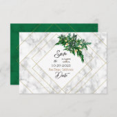 Eukalyptus Foliage Rustikaler, grüner Marmor (Vorne/Hinten)